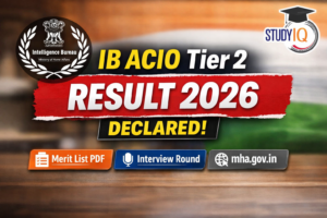 IB ACIO Tier 2 Result 2026