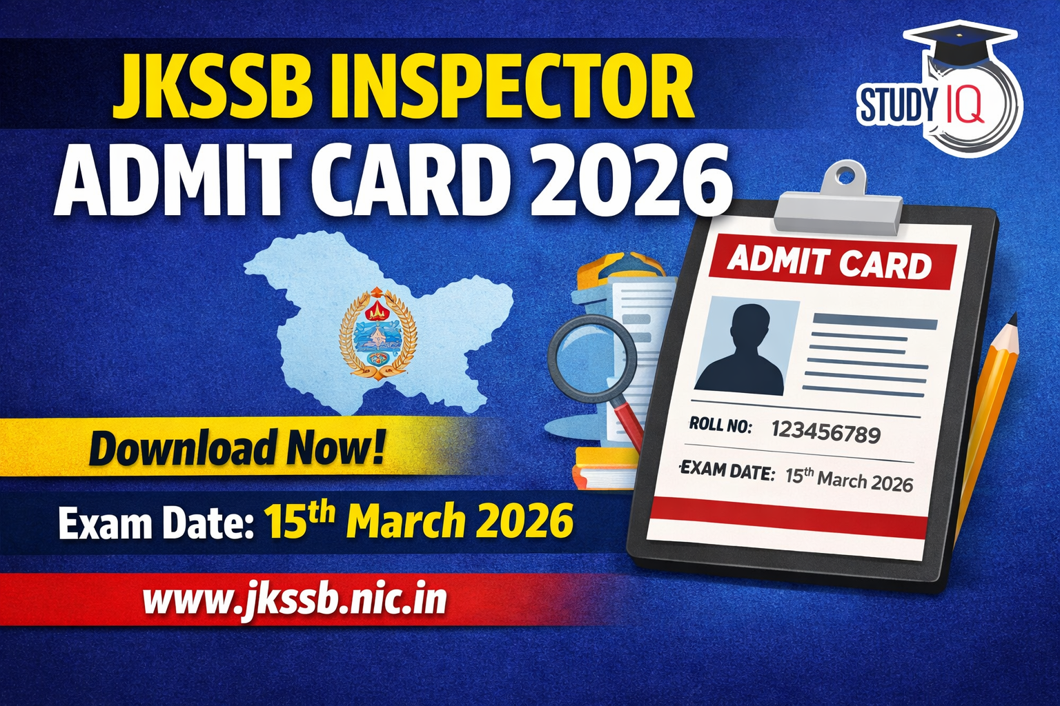 JKSSB Inspector Admit Card 2026