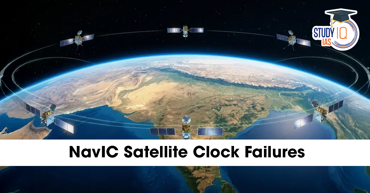 NavIC Satellite Clock Failures
