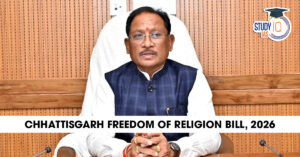 Chhattisgarh Freedom of Religion Bill 2026