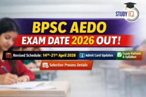 BPSC AEDO Exam Date 2026