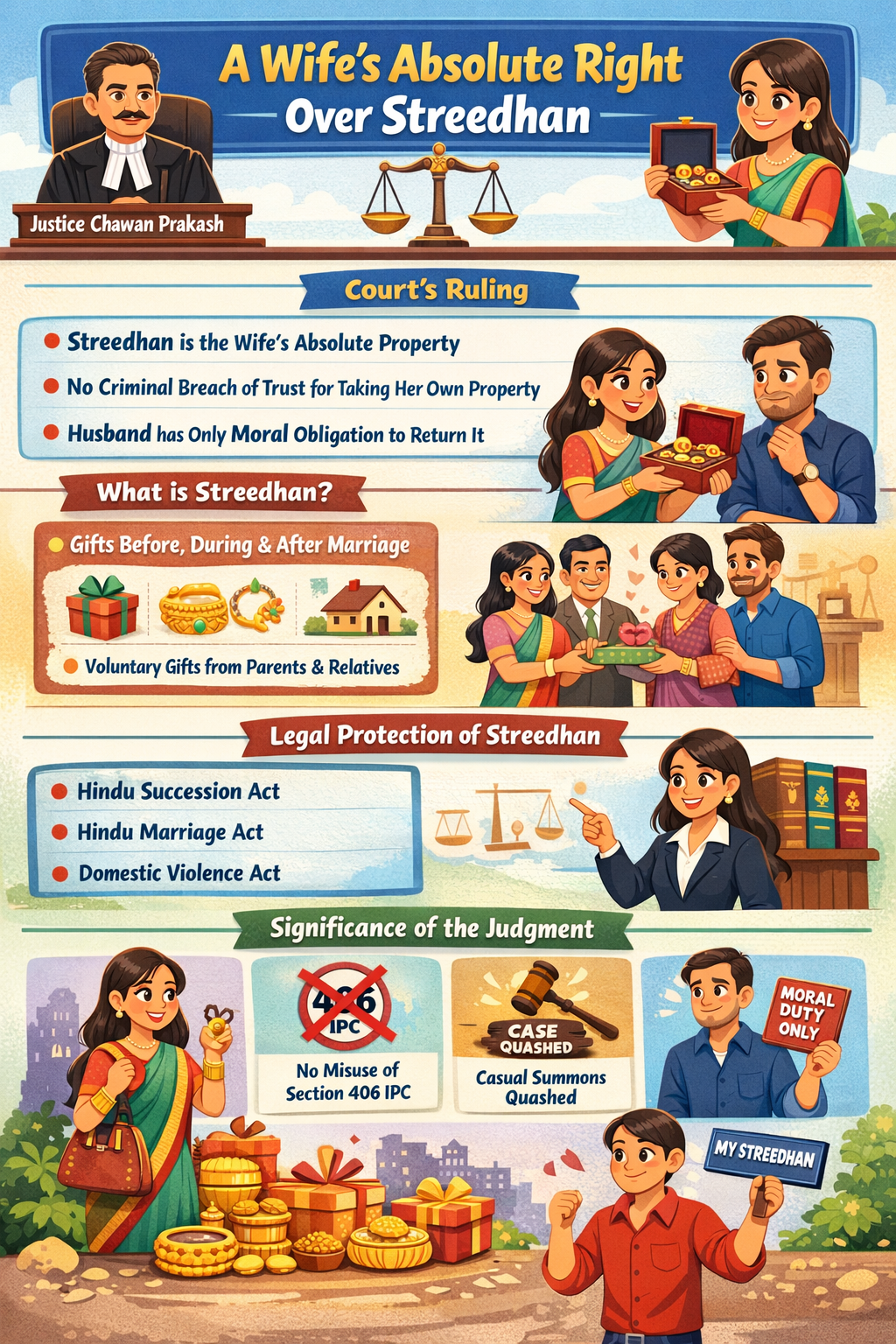 Wife’s Absolute Right Over Streedhan