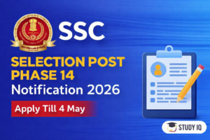 SSC Selection Post Phase 14 Notification 2026