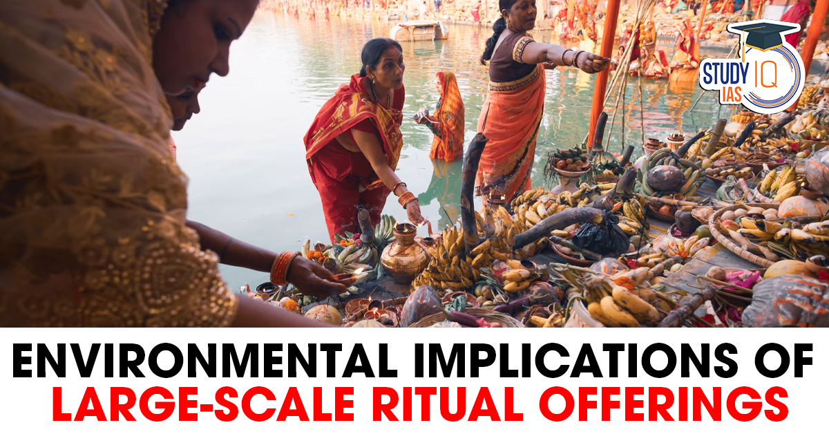 Environmental Implications of Large-Scale Ritual Offerings