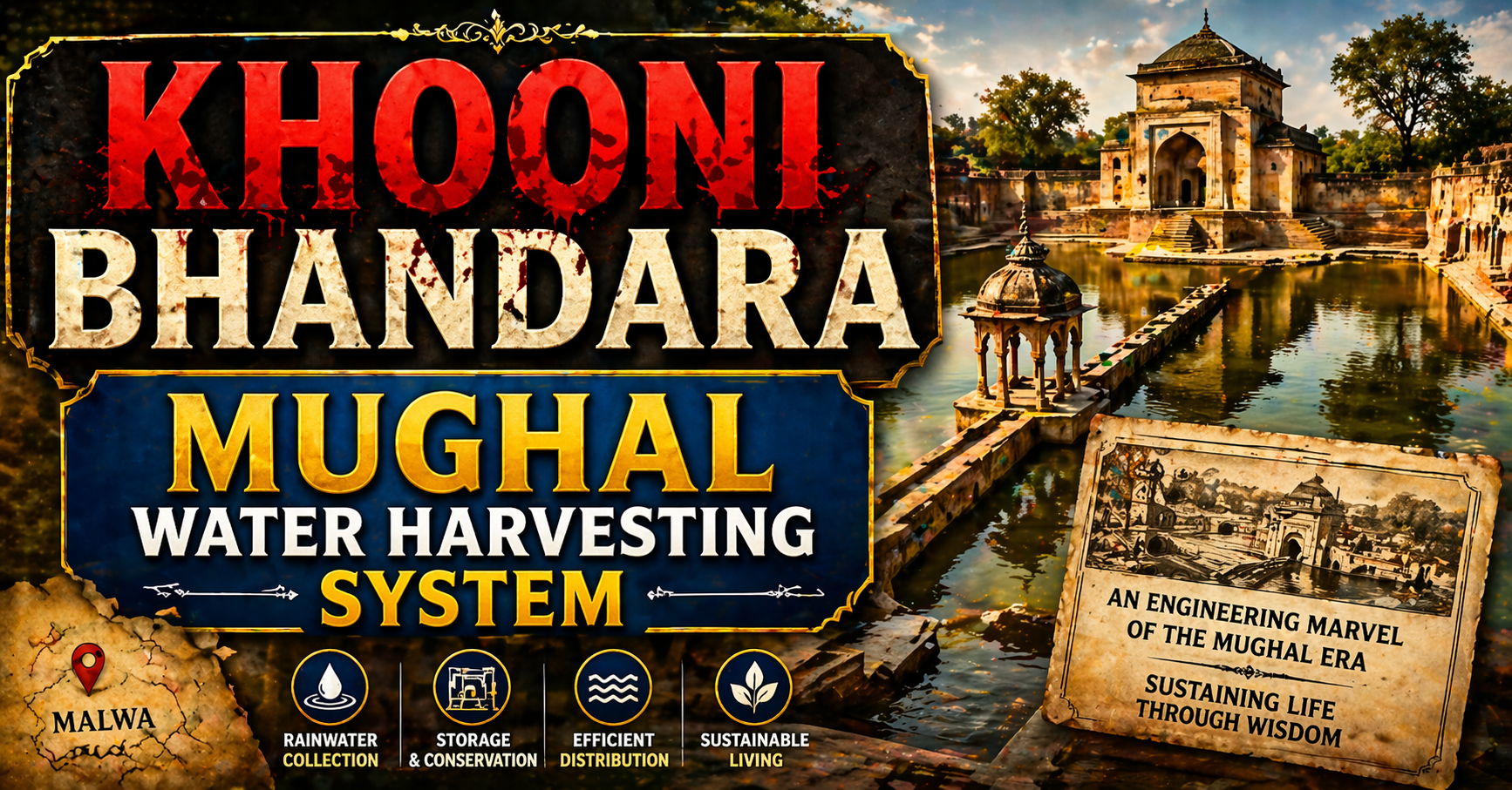 Khooni Bhandara - Mughal Water Harvesting System