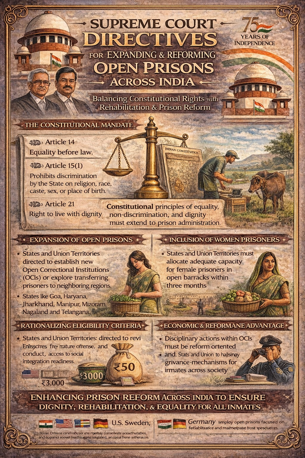 SC directives on open prisions