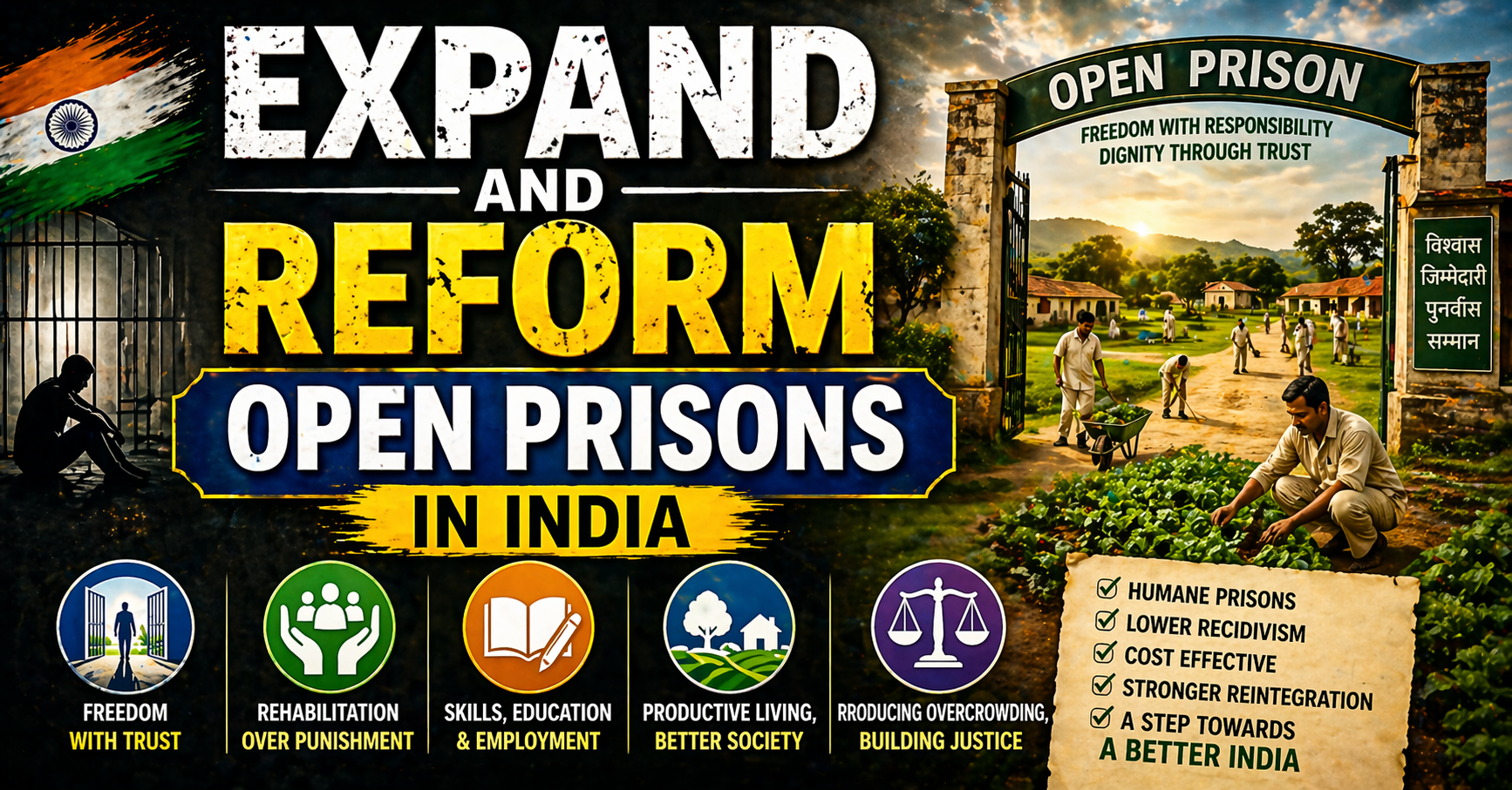 Expanding Open Prisons in India