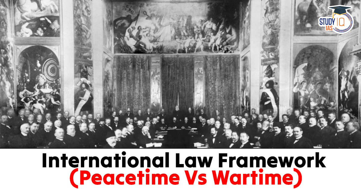 International Law Framework (Peacetime vs Wartime)
