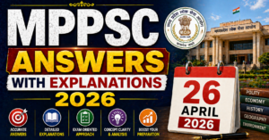 MPPSC Answers With Explanations 2026