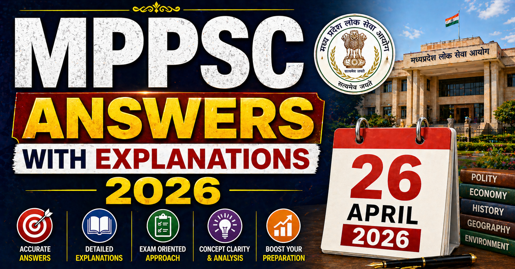 MPPSC Answers With Explanations 2026