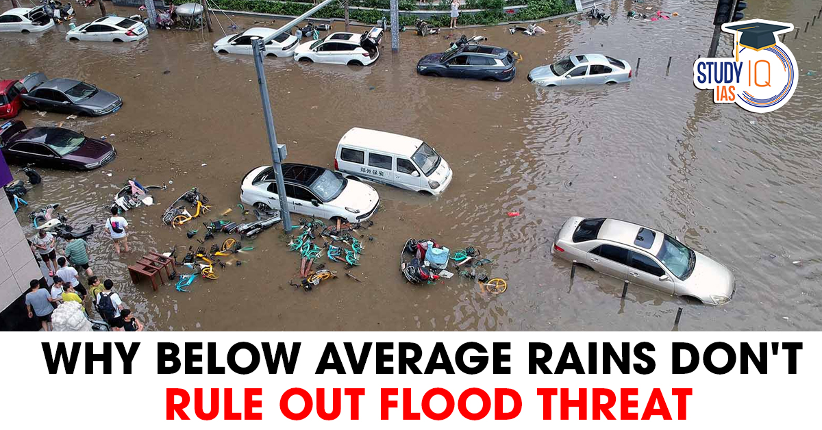 Why Below-Average Rains Don’t Rule Out Flood Threat