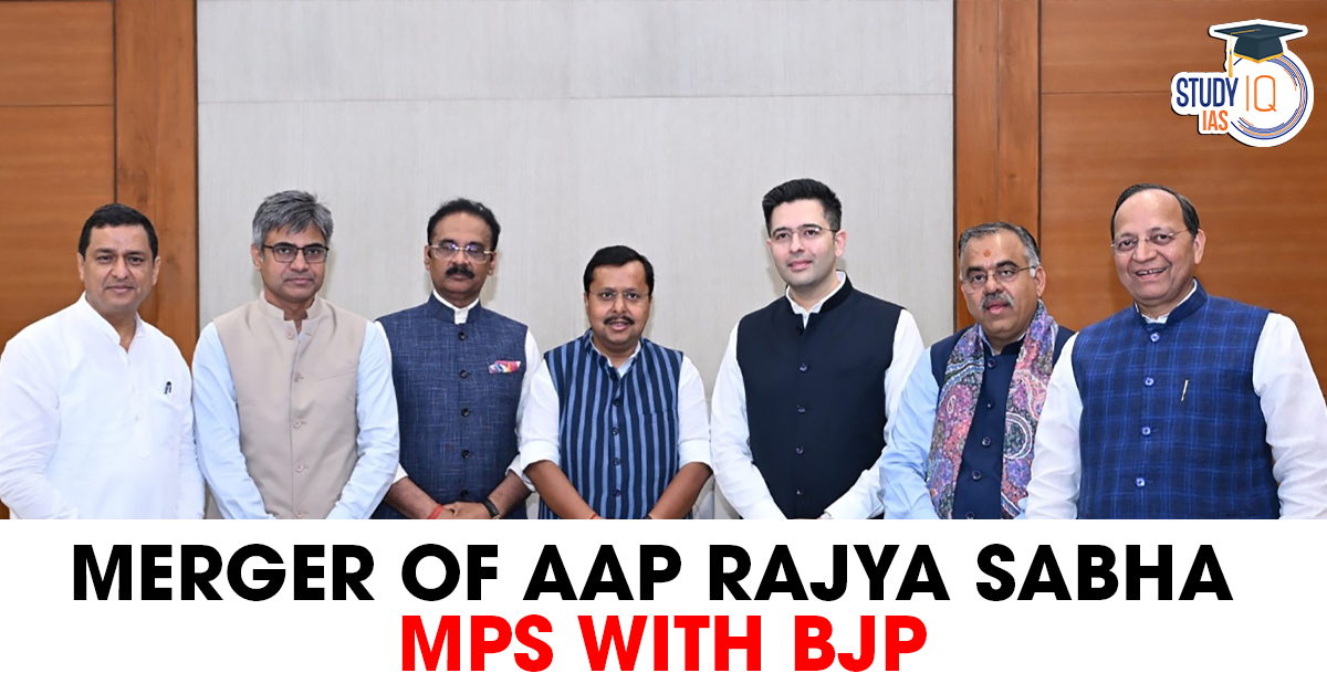 Merger of AAP Rajya Sabha MPs with BJP