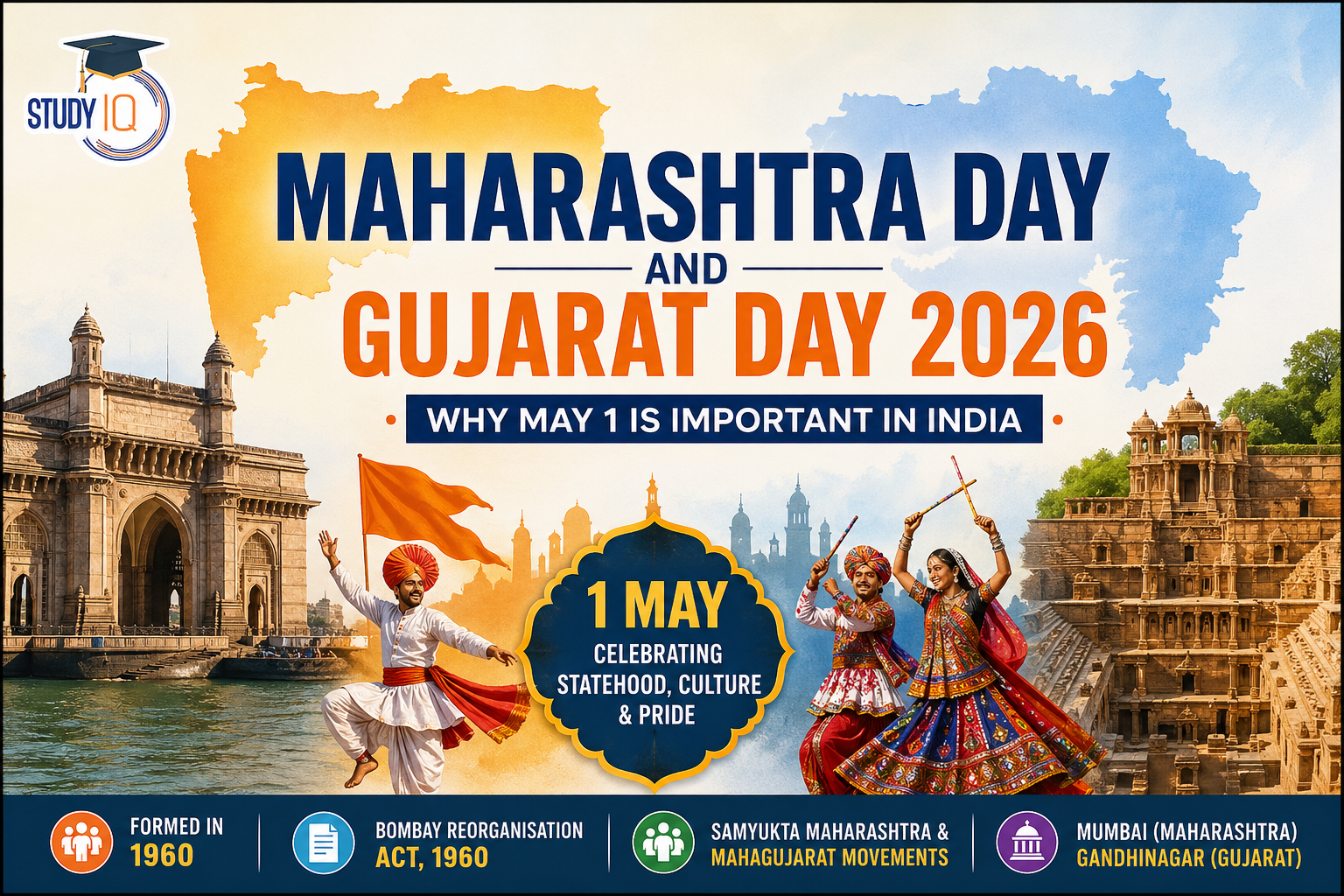 Maharashtra Day and Gujarat Day 2026