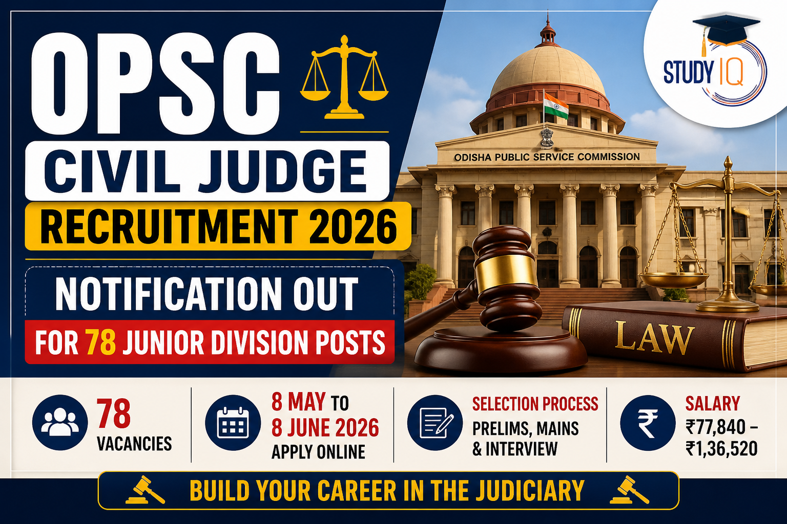 OPSC Civil Judge Recruitment 2026