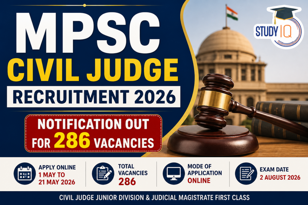 MPSC Civil Judge Recruitment 2026