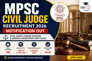 MPSC Civil Judge Recruitment 2026