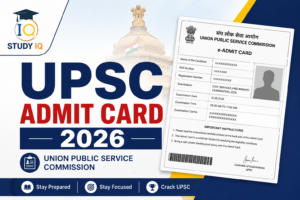 UPSC admit card 2026