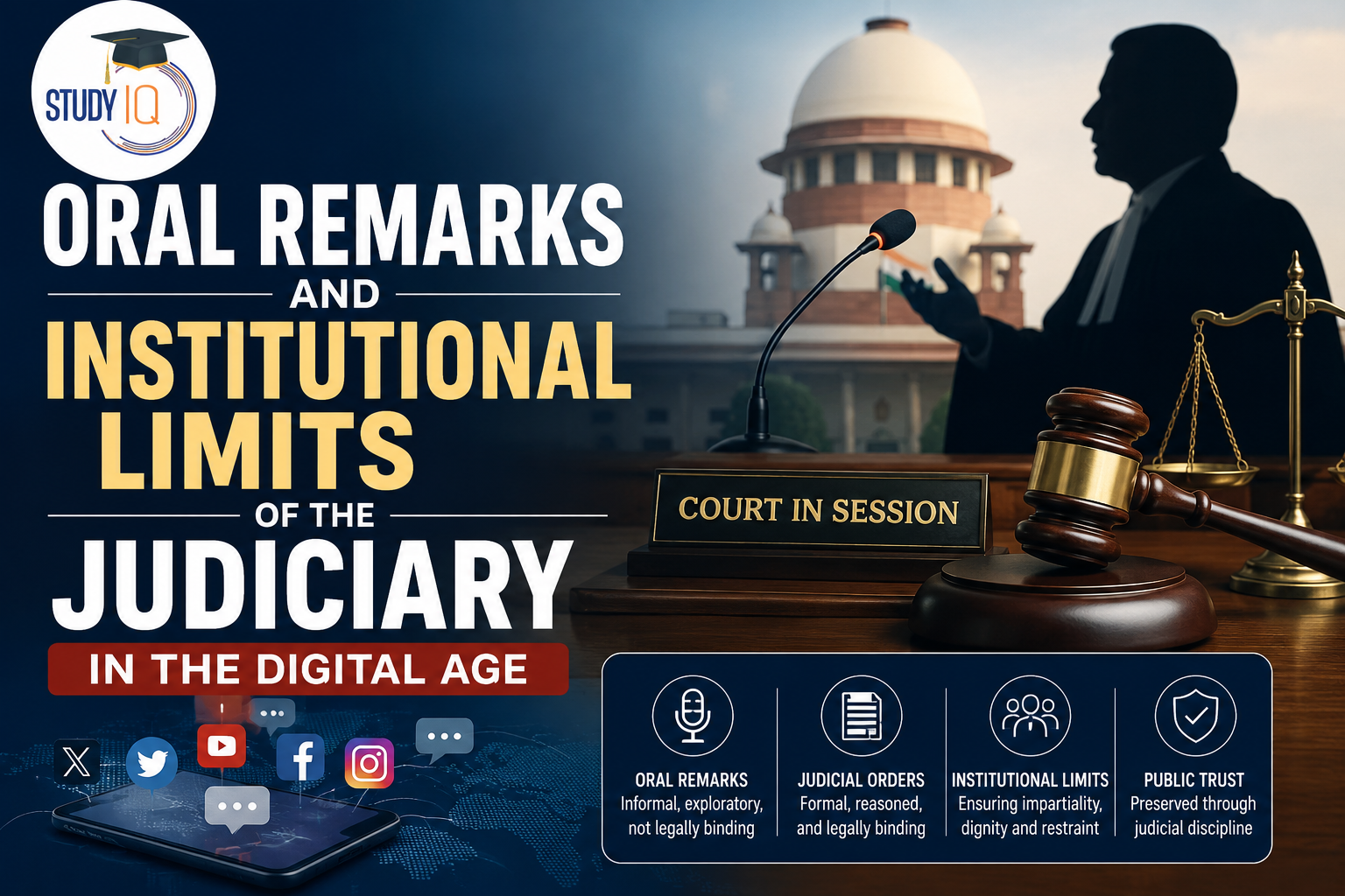 Oral Remarks and Institutional Limits of the Judiciary in the Digital Age