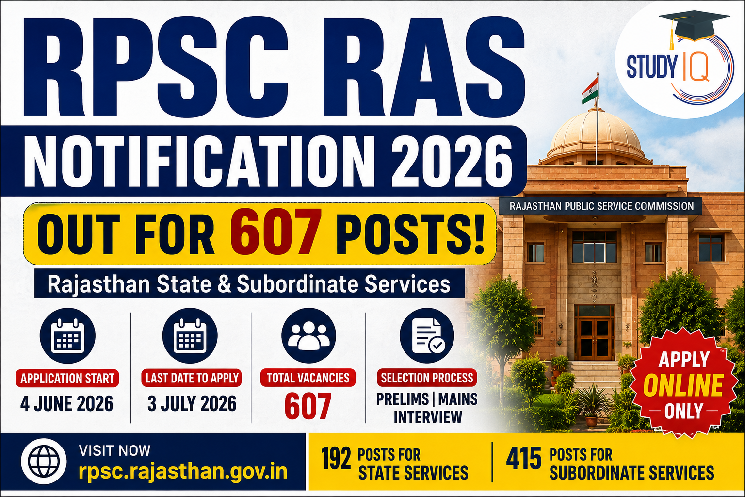 RPSC RAS Notification 2026
