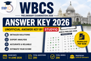 WBCS Answer Key 2026