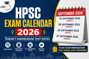 HPSC Exam Calendar 2026