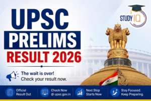 UPSC Prelims Result 2026
