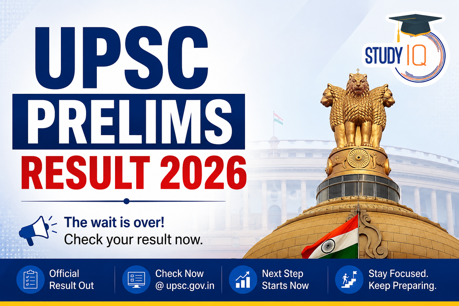 UPSC Prelims Result 2026
