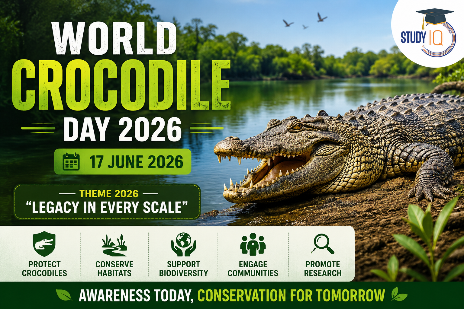 World Crocodile Day 2026