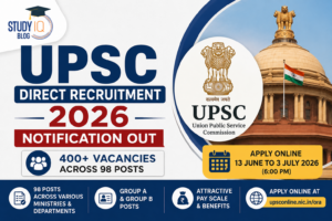 UPSC Direct Recruitment 2026 Notification