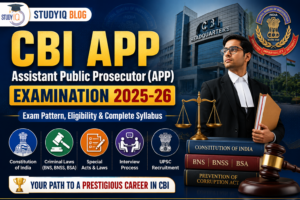 CBI Assistant Public Prosecutor (APP) Examination 2025-26