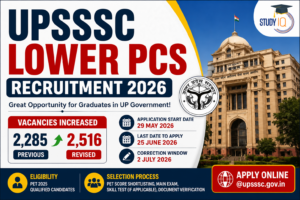 UPSSSC Lower PCS Recruitment 2026