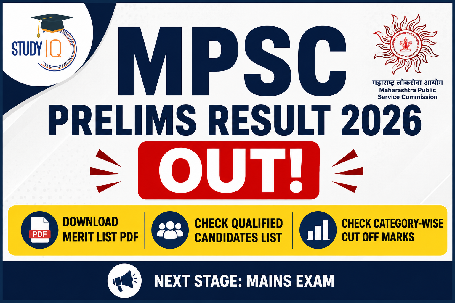 MPSC Prelims Result 2026