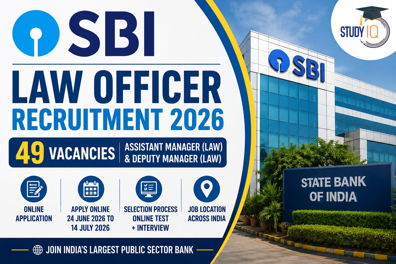 SBI Law Officer Recruitment 2026