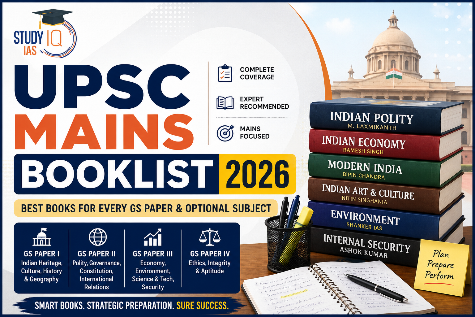 UPSC Mains Booklist 2026