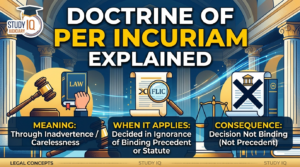 Doctrine of Per Incuriam