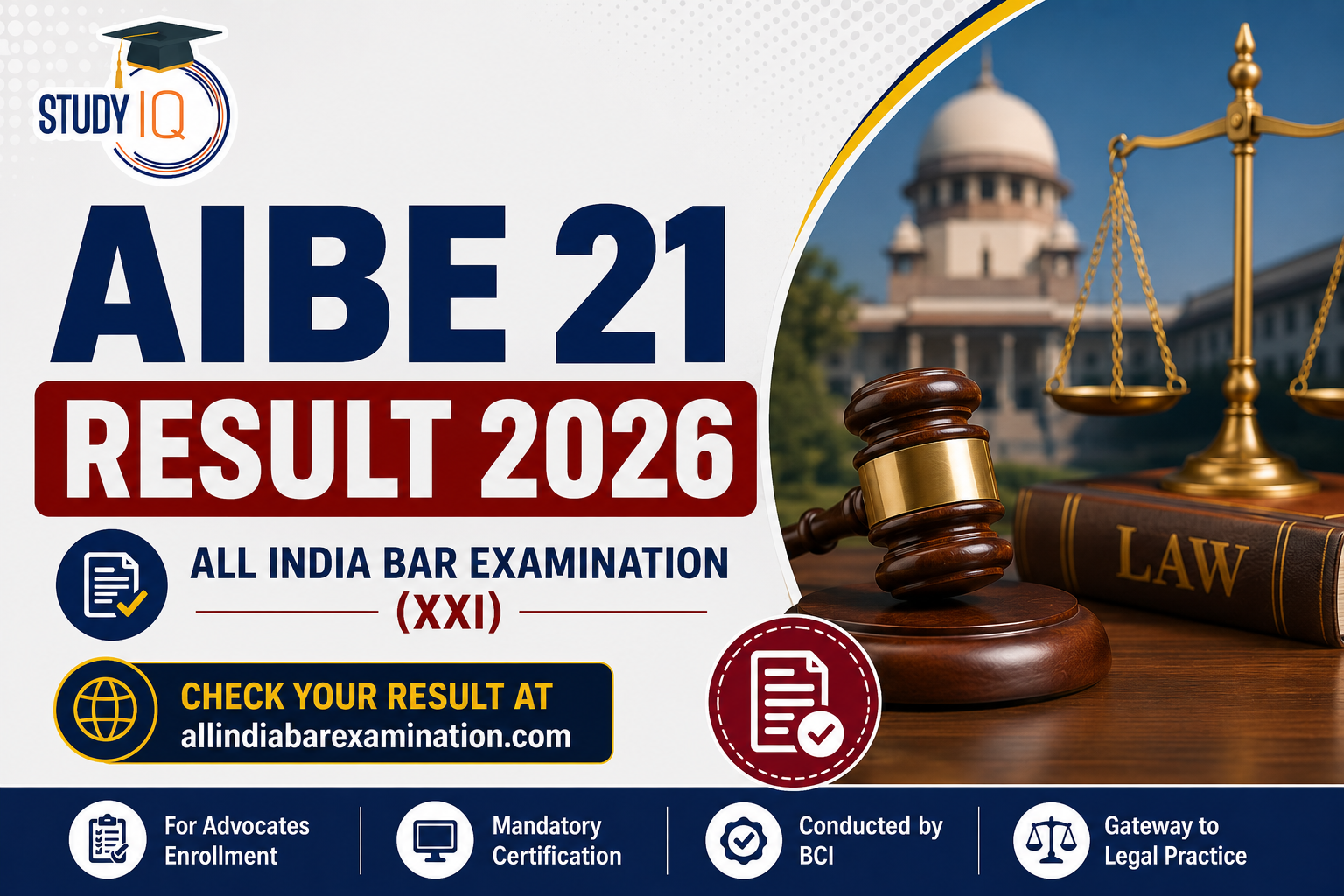 AIBE 21 Result 2026