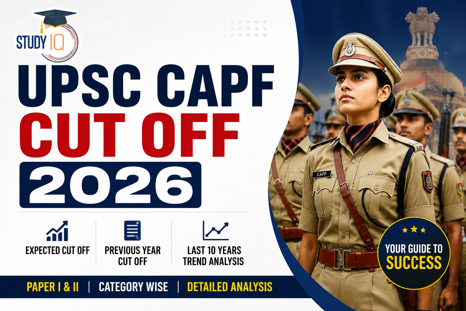UPSC CAPF Cut Off 2026