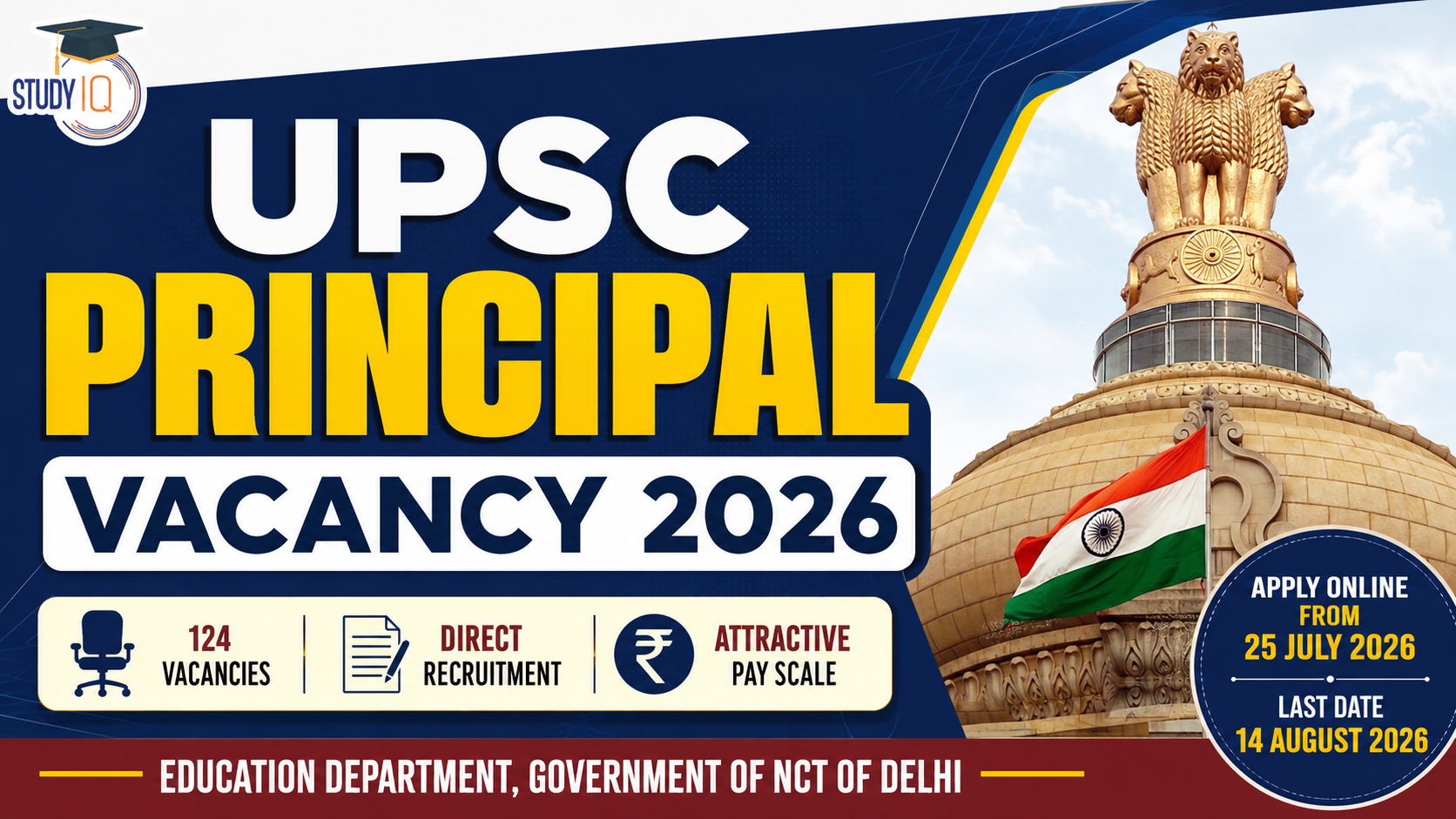 UPSC Principal Vacancy 2026
