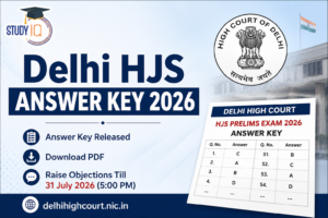Delhi HJS Answer Key 2026