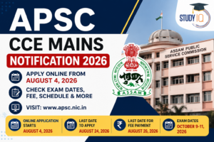APSC CCE Mains Notification 2026