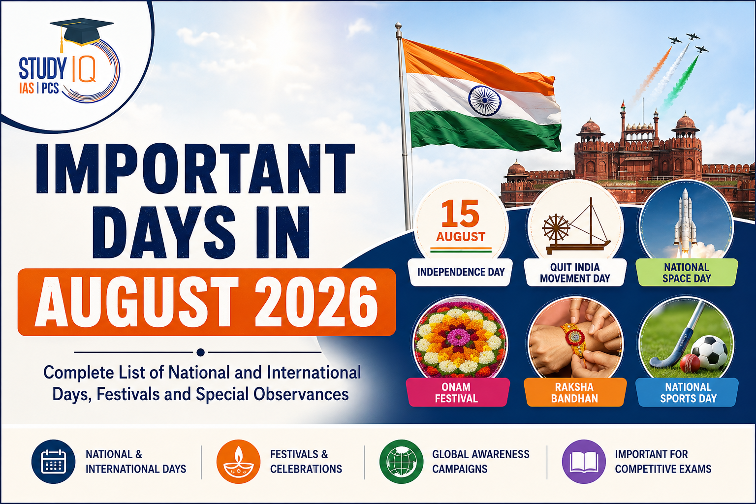 Important Days in August 2026