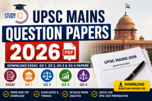UPSC Mains 2026 Question Papers