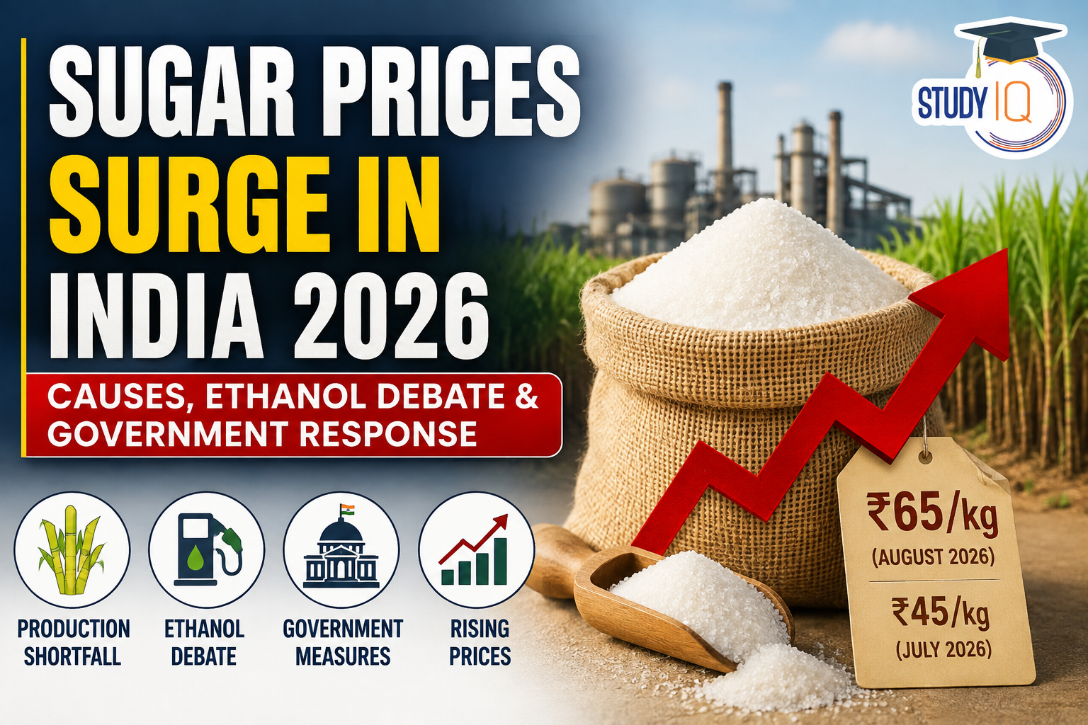 Sugar Prices Surge in India 2026