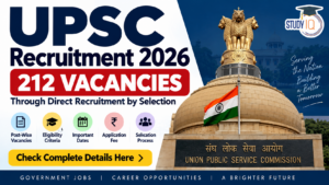 UPSC Recruitment 2026