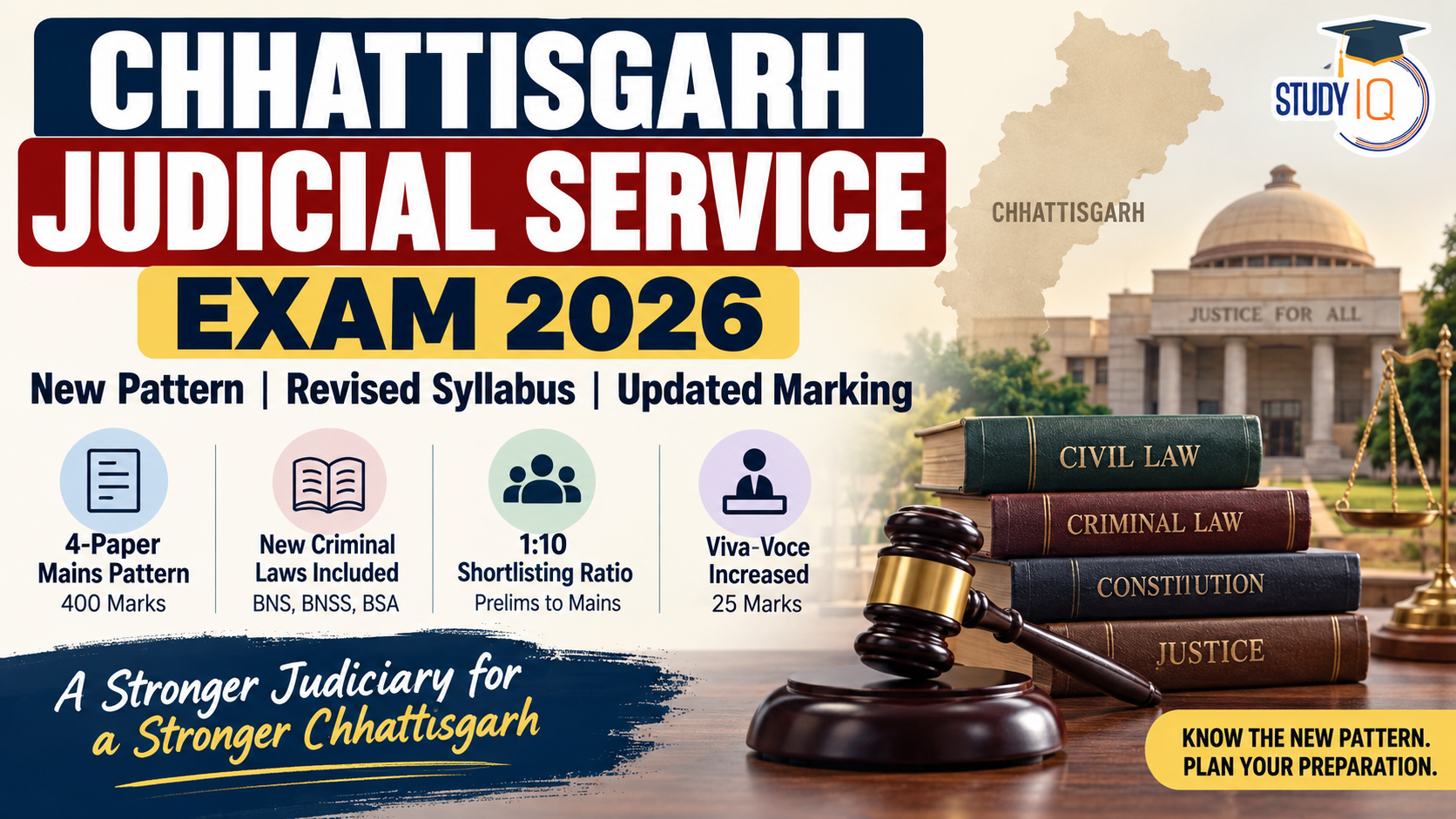 Chhattisgarh Judicial Service Exam 2026