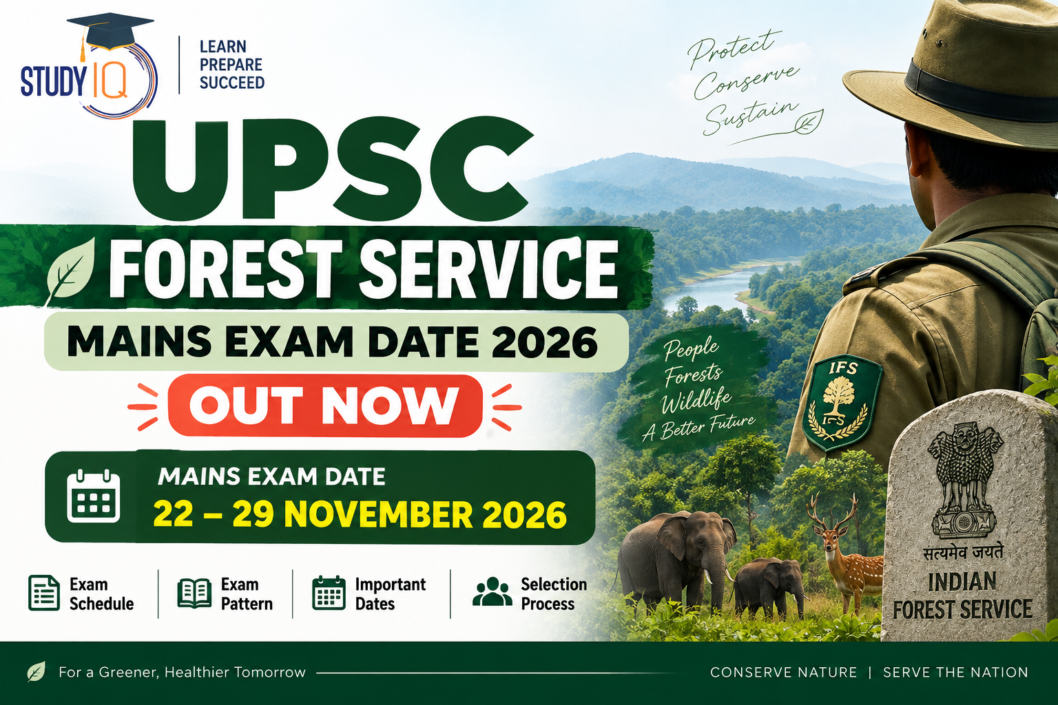 UPSC Forest Service Mains Exam Date 2026