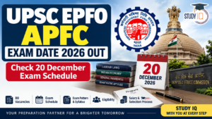 UPSC EPFO APFC Exam Date 2026