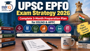 UPSC EPFO Exam Strategy 2026