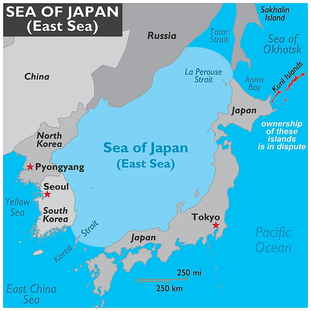 East Sea (Sea of Japan): Location, Countries, Straits and Strategic Importance_3.1