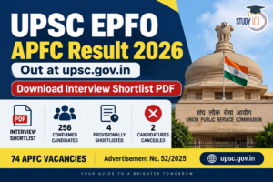 UPSC EPFO APFC Result 2026